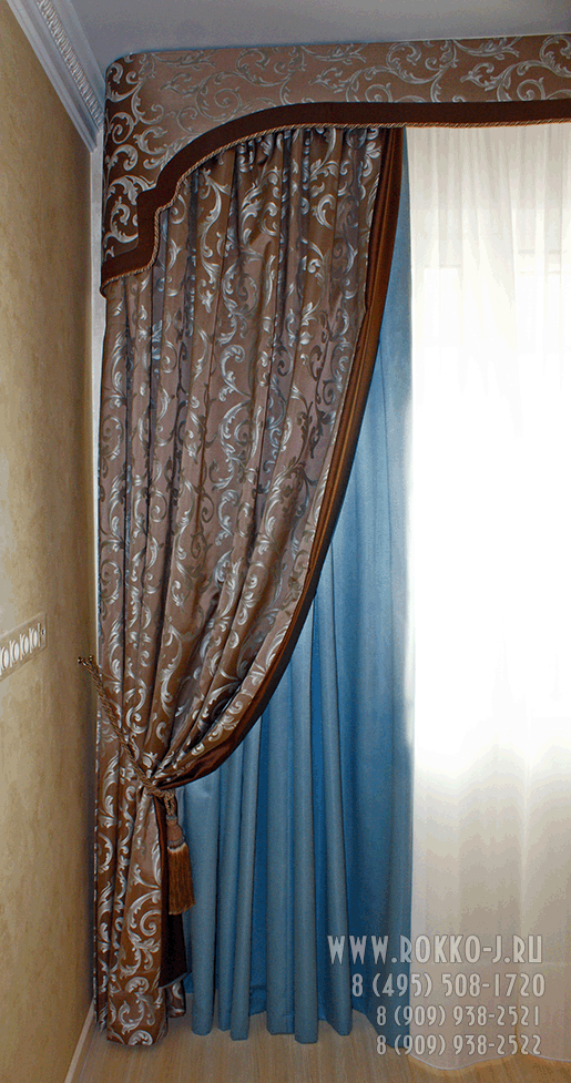 Дизайн штор для гостиной